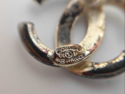 CHANEL 01P Earrings Coco Mark Earrings