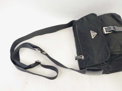 PRADA Nylon Prada Nylon Shoulder Bag Black Shoulder Bag