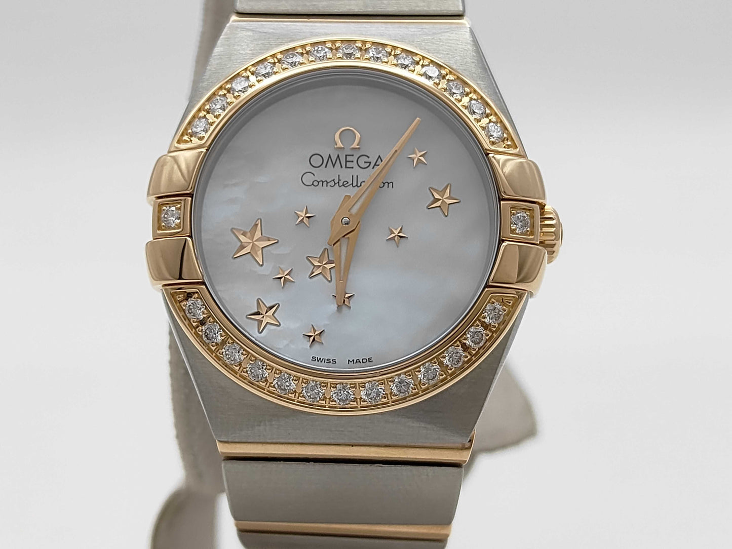 OMEGA 123.25.24.60.05.002 92196036 Quartz Shell Dial Women's Watch