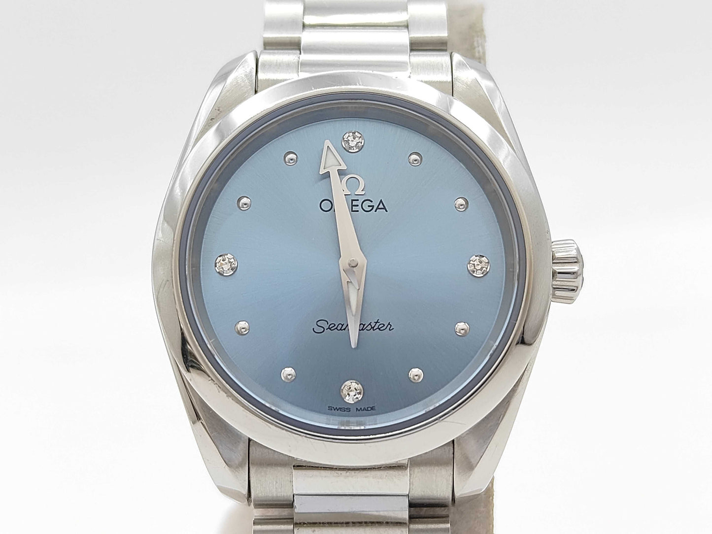 OMEGA 220.10.28.60.53.001 92740011 Quartz Blue Dial Women's Watch