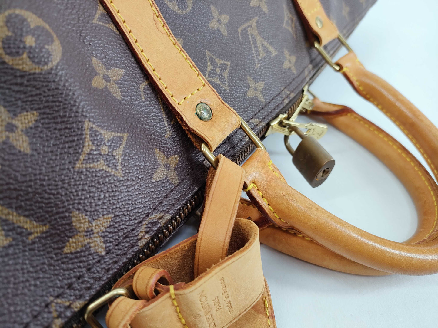 LOUIS VUITTON Monogram Vuitton Monogram M41424/MI0962 Keypol 55 Boston Bag