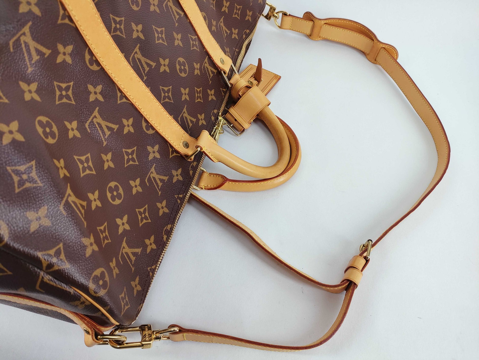 LOUIS VUITTON Monogram Vuitton Monogram Keypol 50 M41426 MB0046 Boston Bag