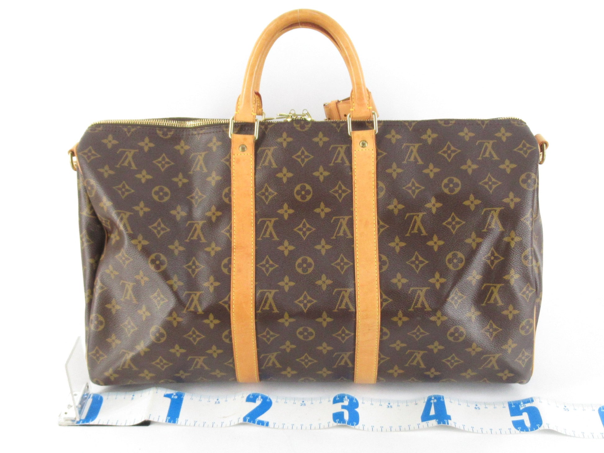LOUIS VUITTON Monogram Vuitton Monogram Keypol 50 M41426 MB0046 Boston Bag