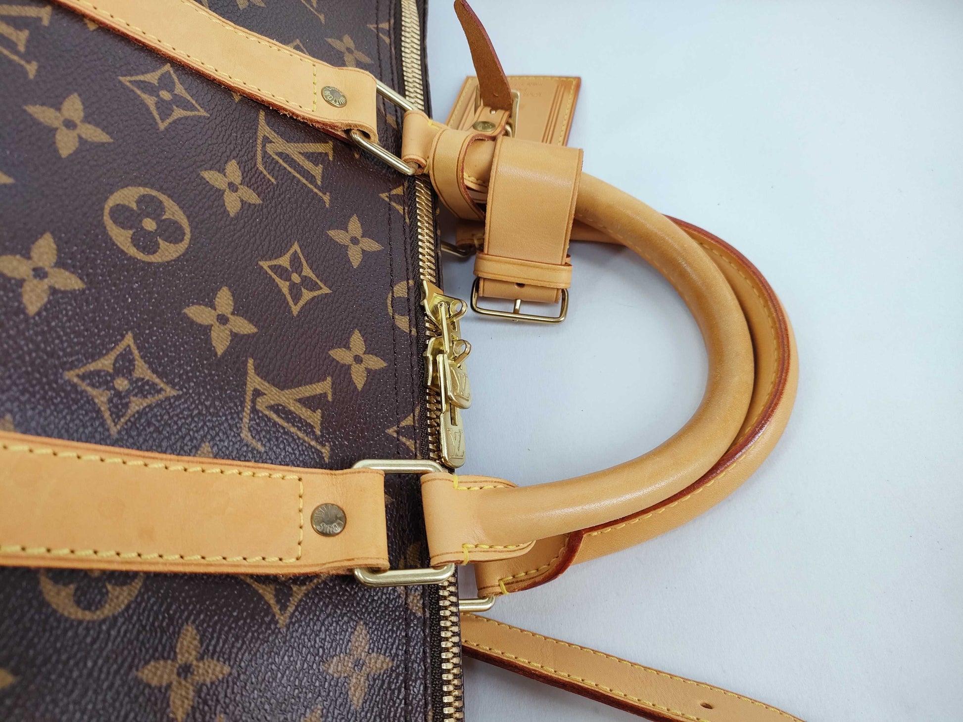 LOUIS VUITTON Monogram Vuitton Monogram Keypol 50 M41426 MB0046 Boston Bag