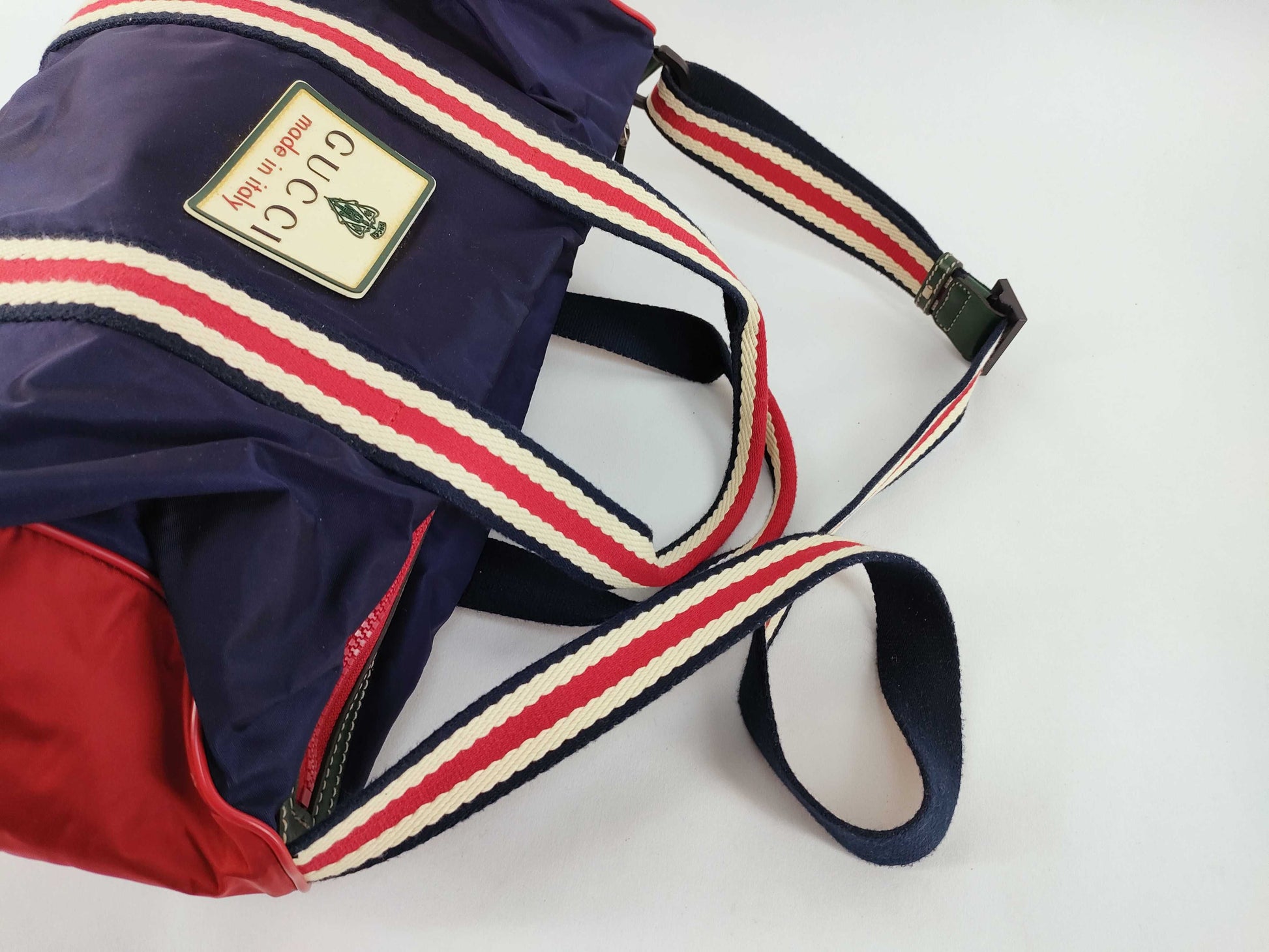 GUCCI Gucci Nylon Boston Bag 189657-203419 Boston Bag