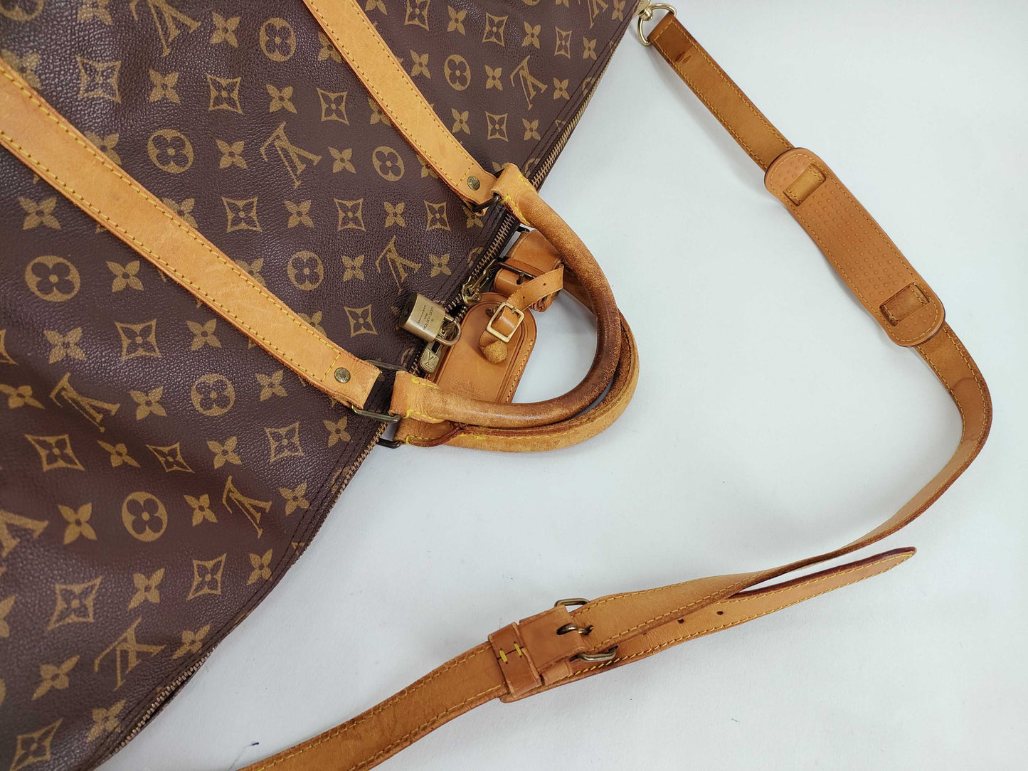 LOUIS VUITTON Monogram Vuitton Monogram Keypol 60 M41422 Serial Blur Boston Bag