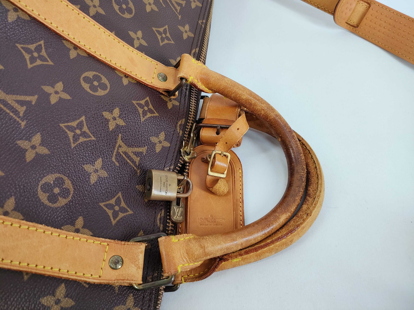 LOUIS VUITTON Monogram Vuitton Monogram Keypol 60 M41422 Serial Blur Boston Bag