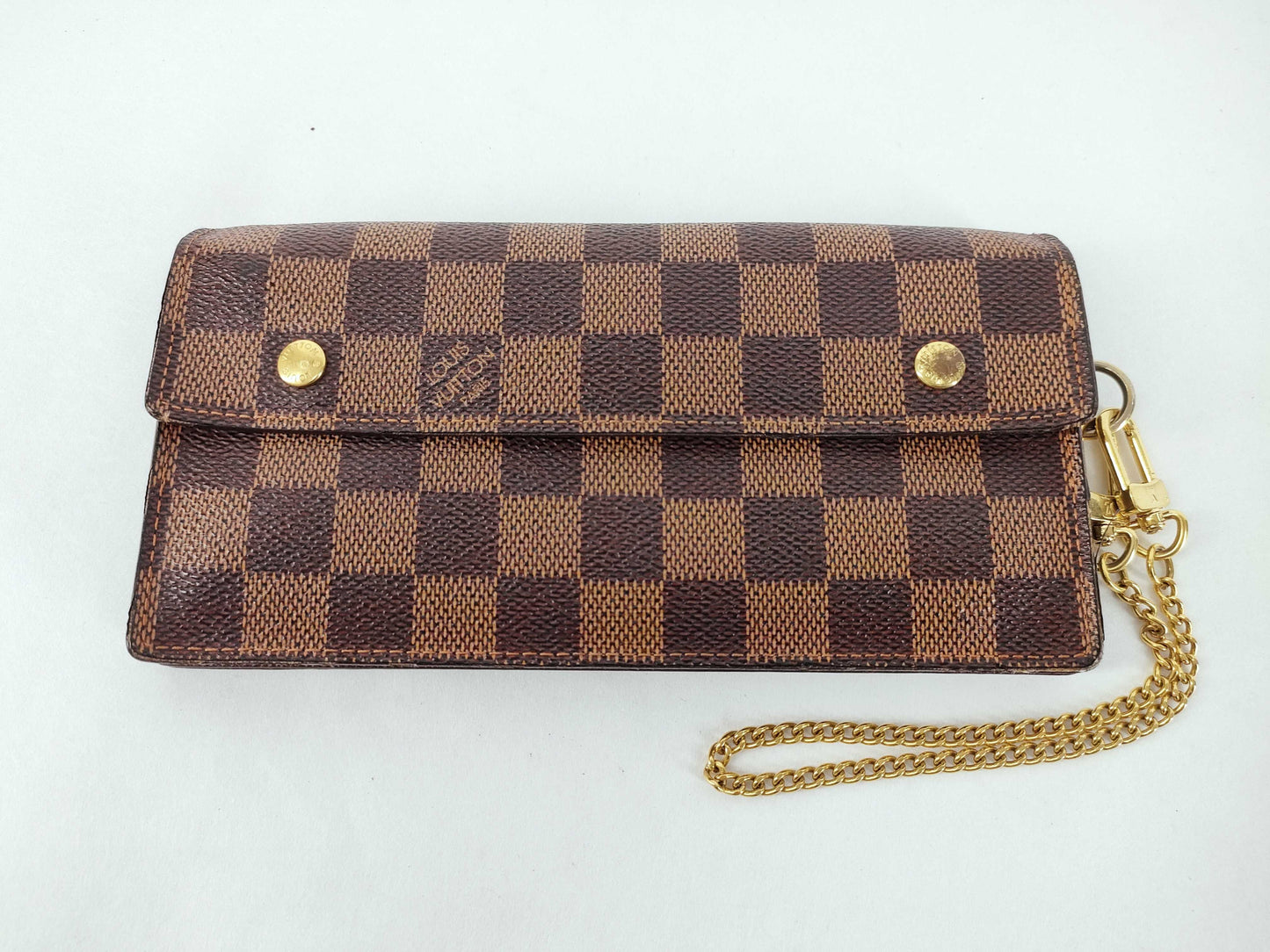 LOUIS VUITTON Damier Vuitton Damier Acordion N60002 TH0046 Wallet