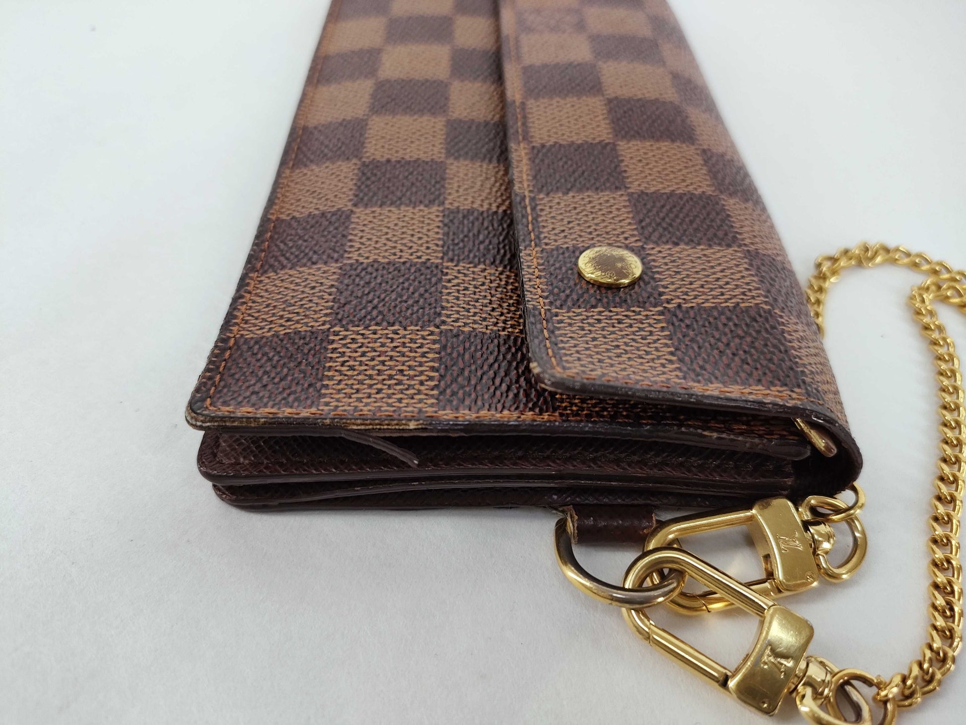 LOUIS VUITTON Damier Vuitton Damier Acordion N60002 TH0046 Wallet