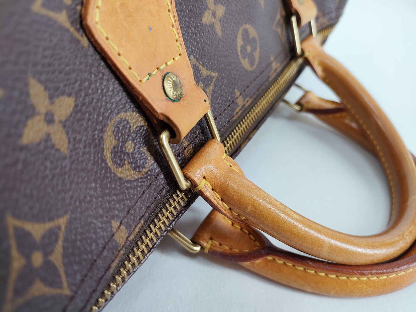 LOUIS VUITTON Monogram Vuitton Monogram Speedy 30 M41108 SP0965 Boston Bag