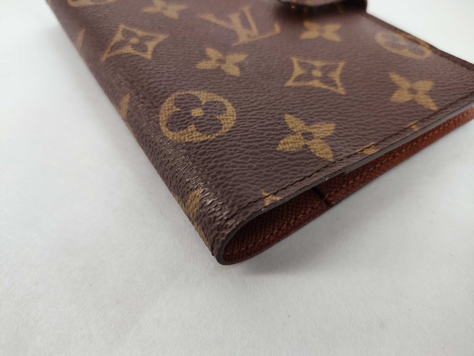 LOUIS VUITTON Monogram Vuitton Monogram Agenda Mini R20007 SP1001 Brown Notebook Cover Notebook Cover