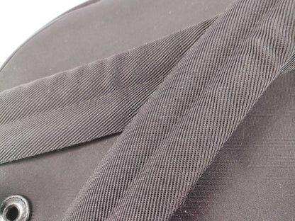 SAINT LAURENT Paris Mini Canvas x Leather Backpack/Backpack Black Rucksack