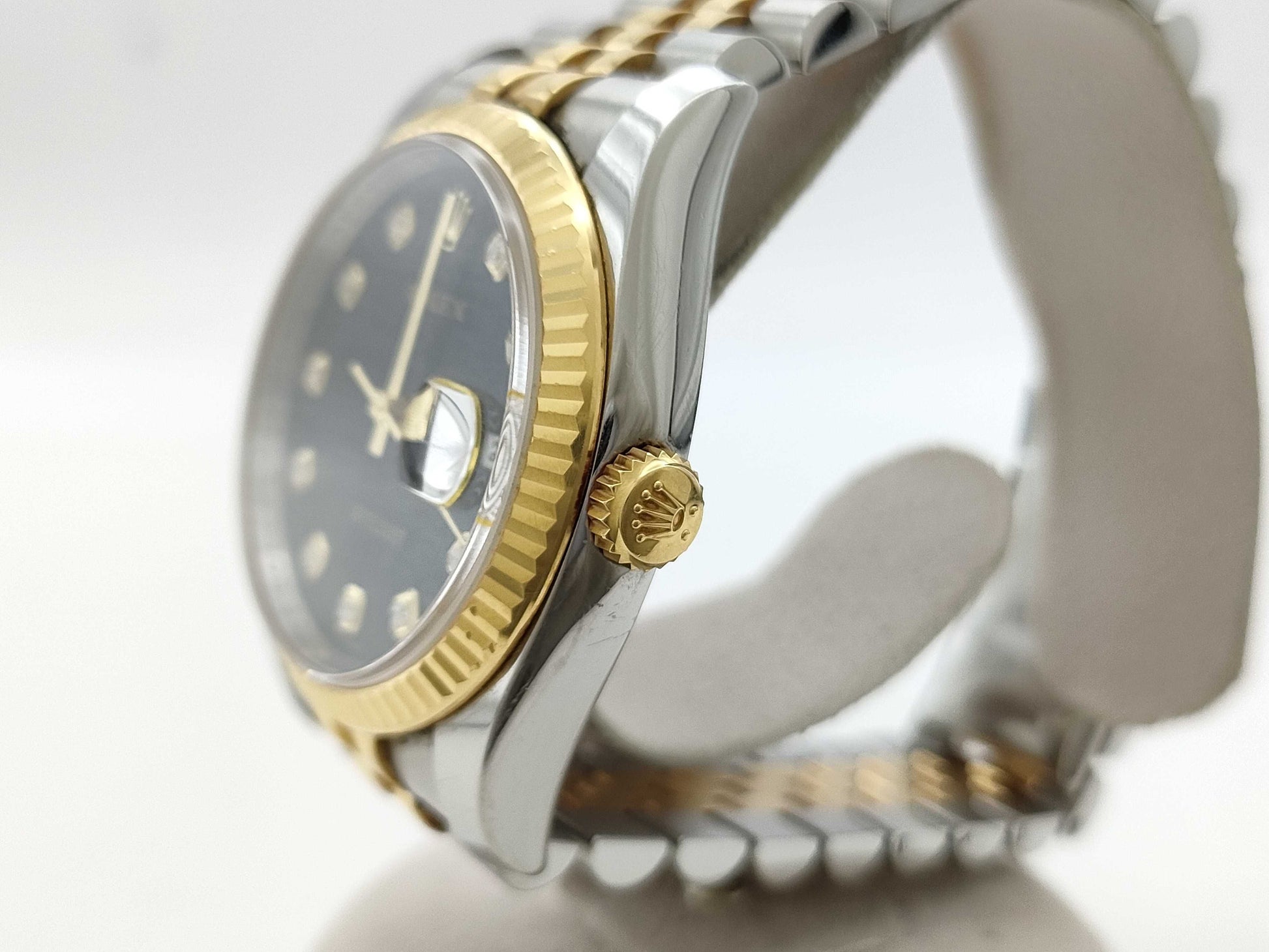 ROLEX 116233G 400318Q5 Black Holicon Jubilee Men's Watch