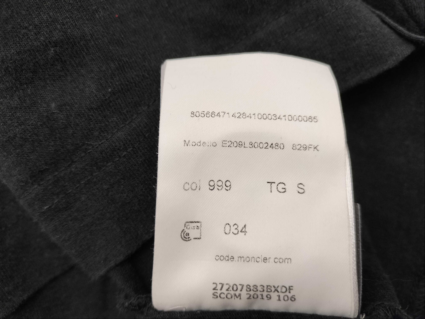 MONCLER MONCLER PALM ANGELS Long T-shirt S Tops