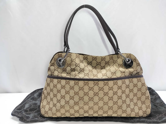 GUCCI GG Canvas Gucci Handbag Tote Bag