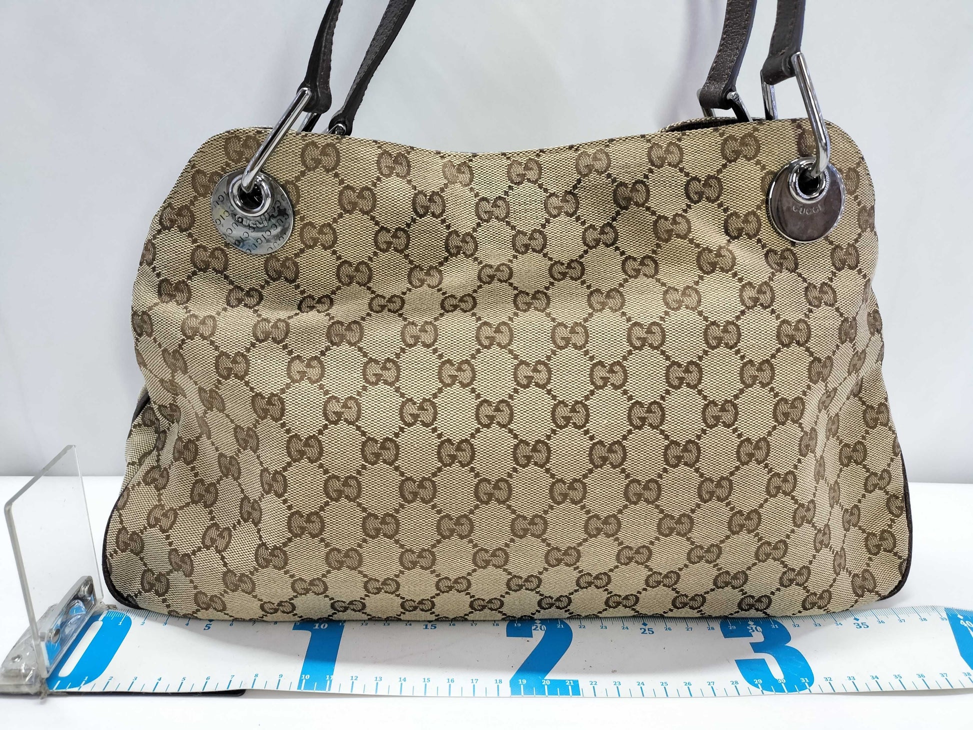 GUCCI GG Canvas Gucci Handbag Tote Bag