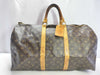 LOUIS VUITTON Monogram LV Keepall Boston Bag