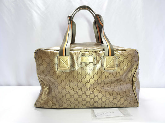 GUCCI GG Crystal Gucci Bag Boston Bag