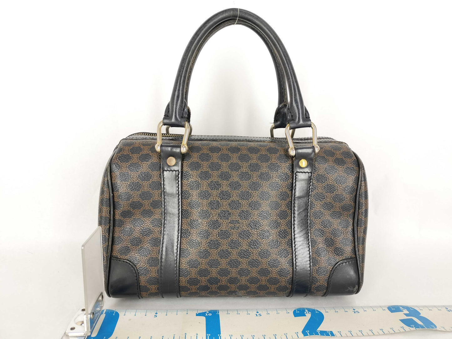 CELINE Macadam Mini Boston Bag Black Boston Bag