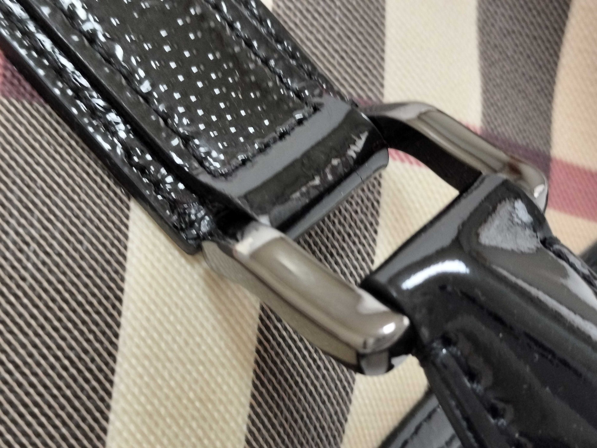 BURBERRY Novacheck Mini Boston Bag Boston Bag