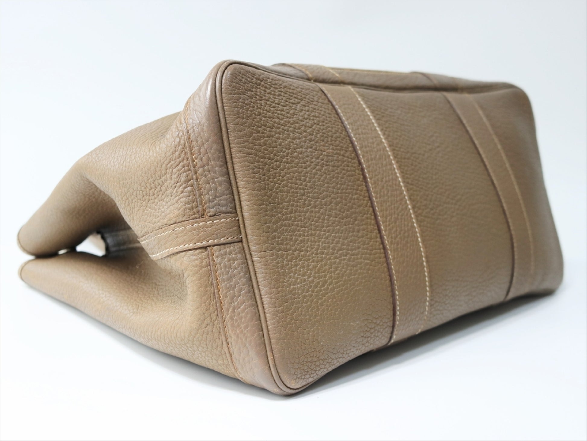 HERMES Garden Party PM 36 Etoup Negonda □K Engraved SV Hardware Tote Bag