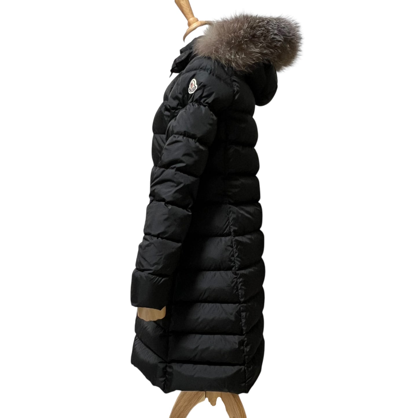 MONCLER Moncler Down Jacket with Fur ABELLE GIUBBOTTO Size 14 Women's Coat
