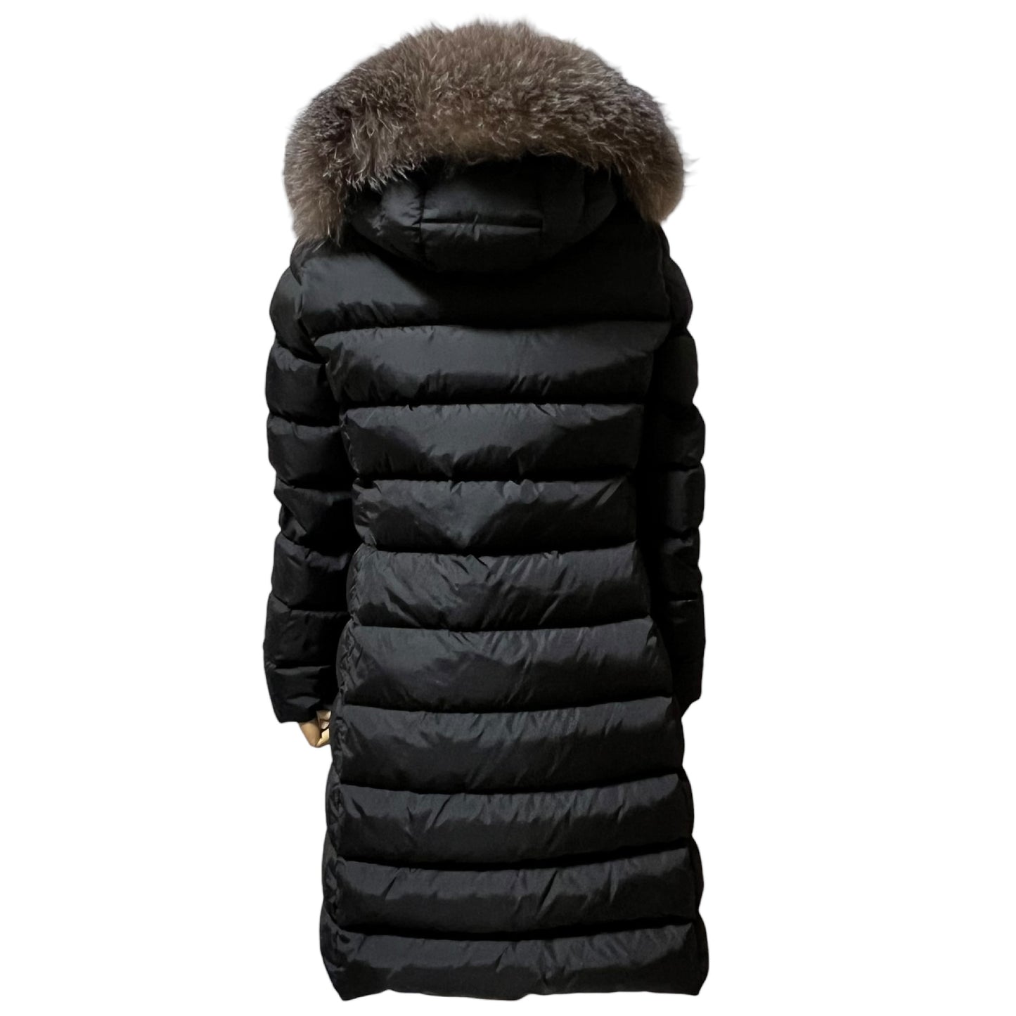 MONCLER Moncler Down Jacket with Fur ABELLE GIUBBOTTO Size 14 Women's Coat