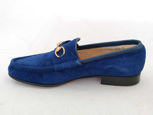 GUCCI Gucci Horsebit Loafers Suede 7B Loafers
