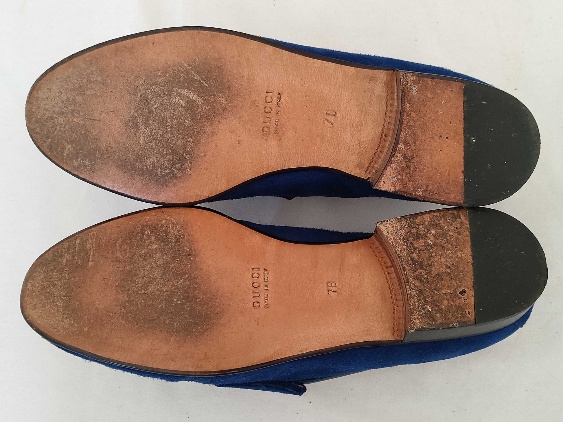 GUCCI Gucci Horsebit Loafers Suede 7B Loafers