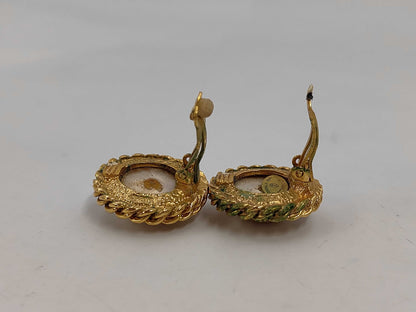 CHANEL Faux Pearl Earrings Earrings