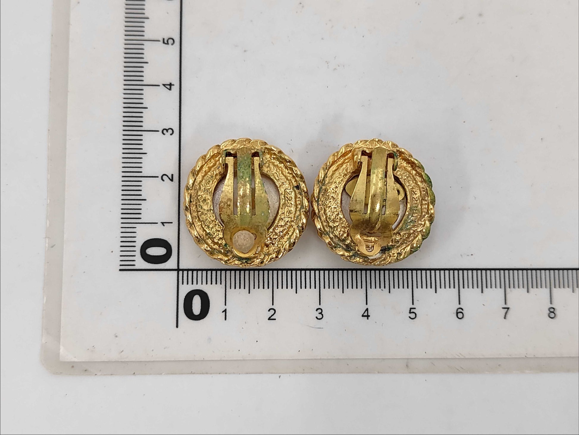 CHANEL Faux Pearl Earrings Earrings