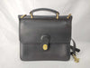 COACH Old Coach 801-08 Black Leather Handbag