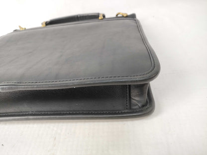 COACH Old Coach 801-08 Black Leather Handbag