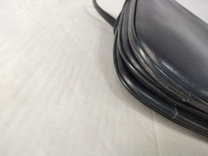 Celine Dark Navy Leather Shoulder Bag with Macadam GP Hardware