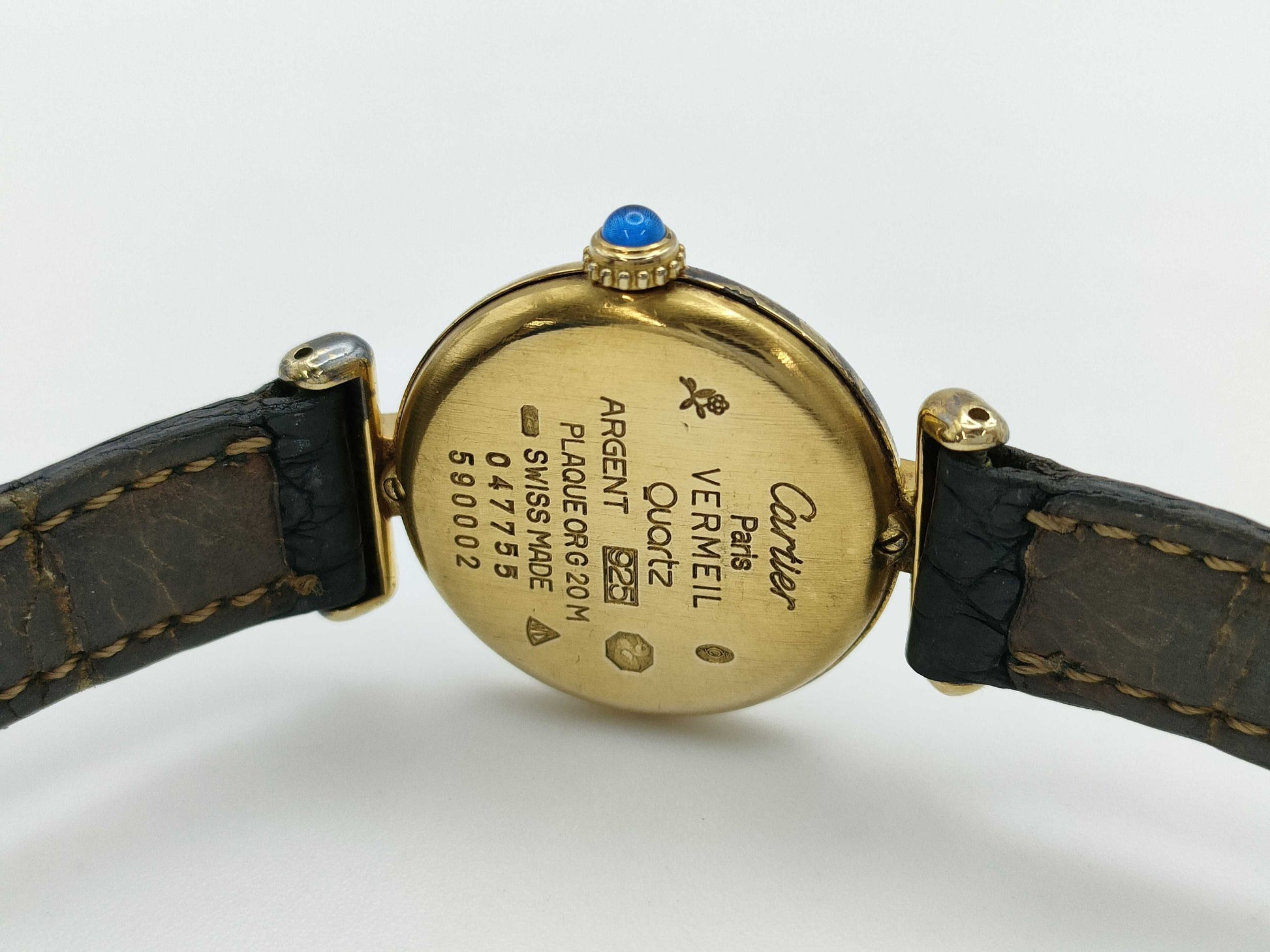 Cartier Mast Collise 590002 047755 Black Dial Quartz Women's Watch