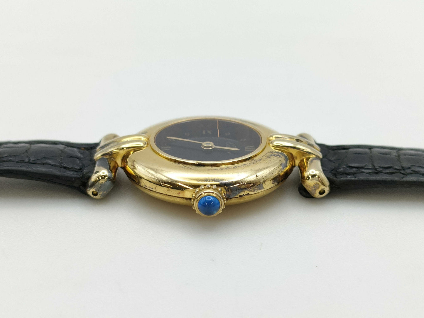 Cartier Mast Collise 590002 047755 Black Dial Quartz Women's Watch