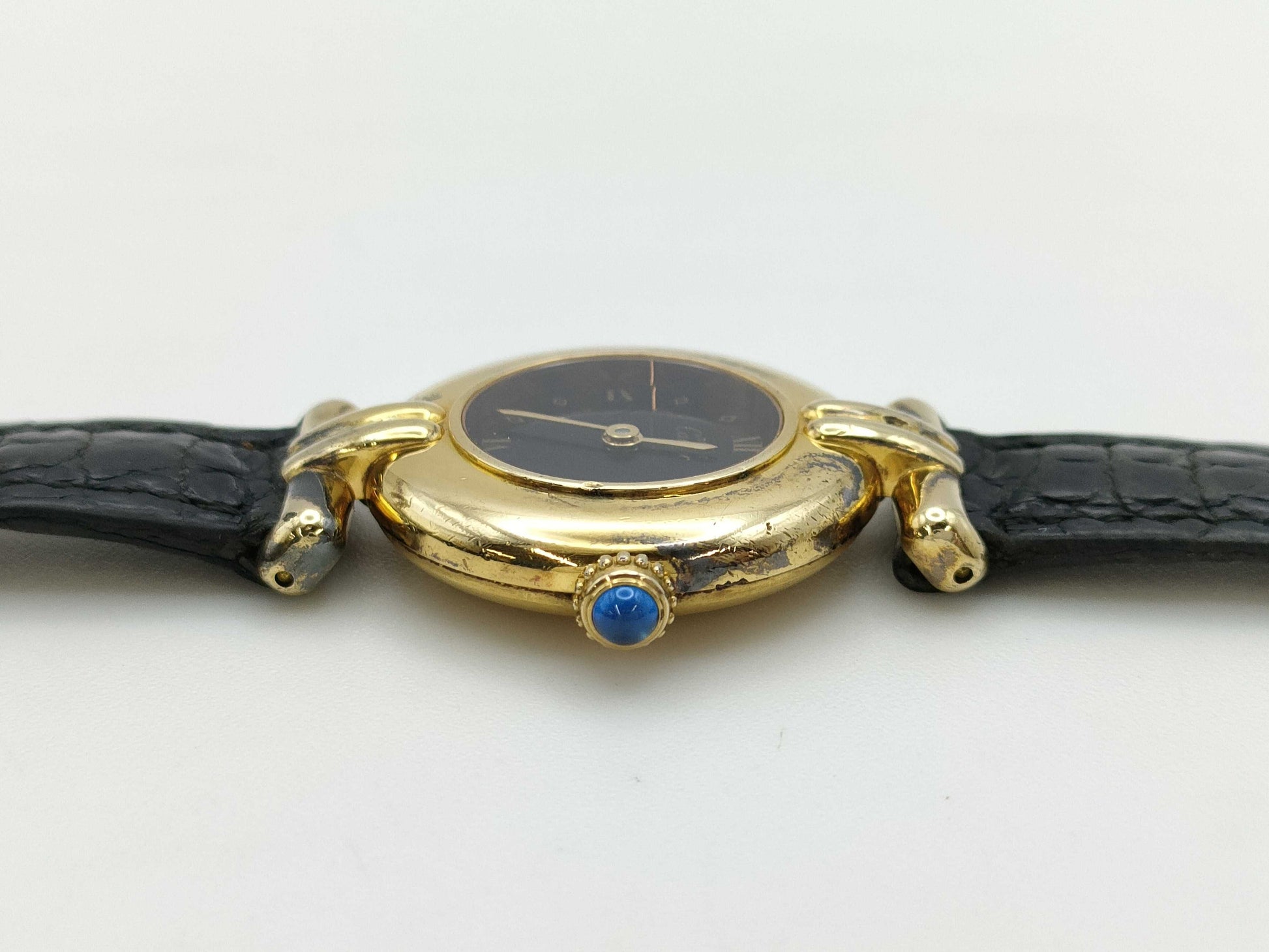 Cartier Mast Collise 590002 047755 Black Dial Quartz Women's Watch