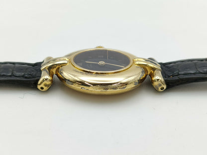 Cartier Mast Collise 590002 047755 Black Dial Quartz Women's Watch