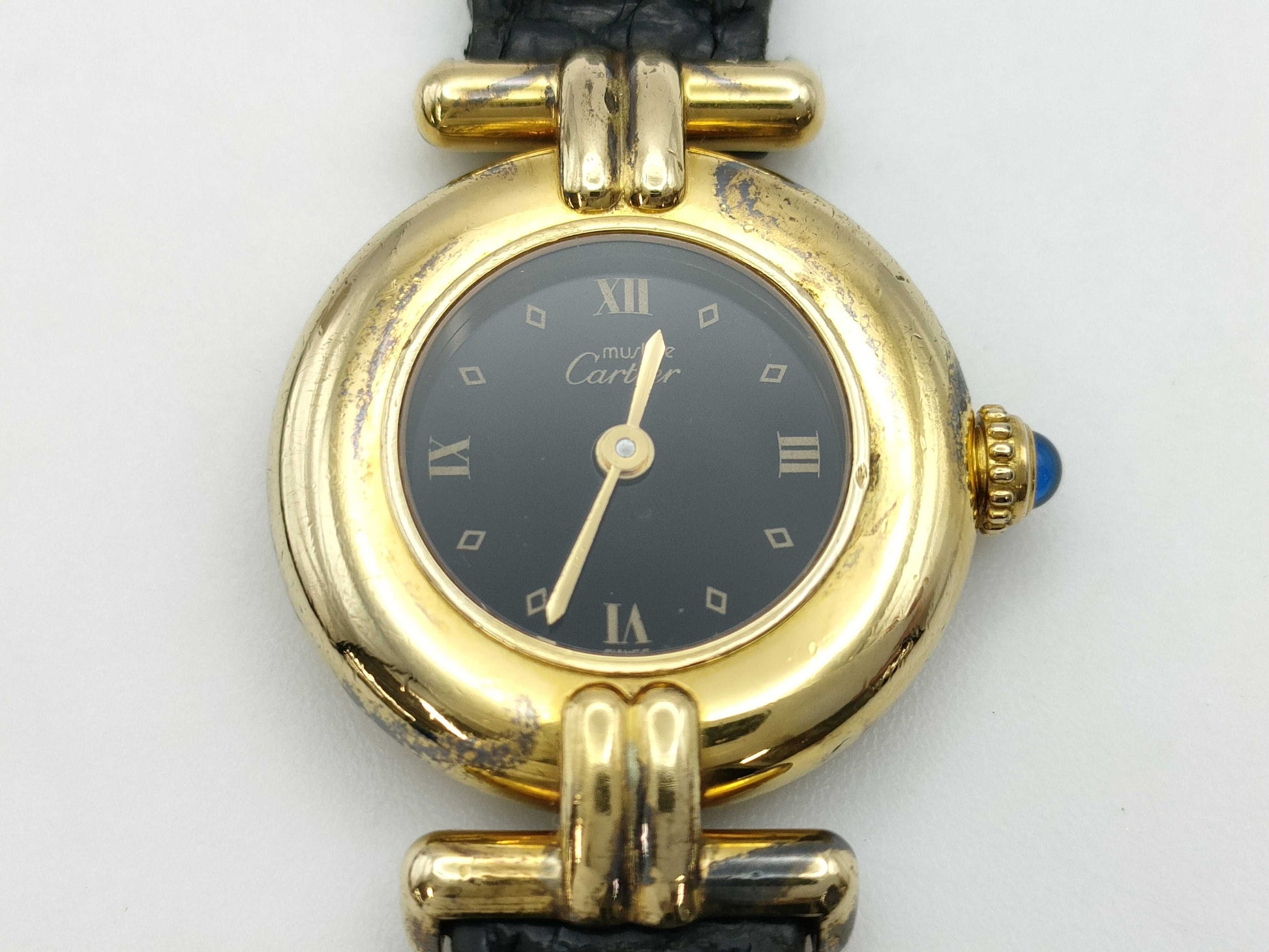 Cartier Mast Collise 590002 047755 Black Dial Quartz Women's Watch