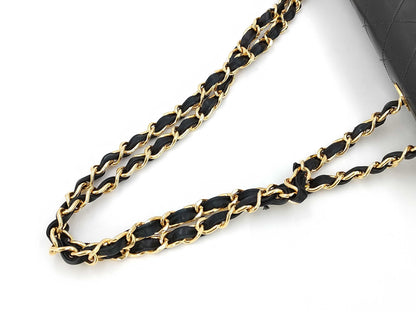 CHANEL Deca Matlasse Lambskin Chain Shoulder Bag BK 2nd Generation Shoulder Bag