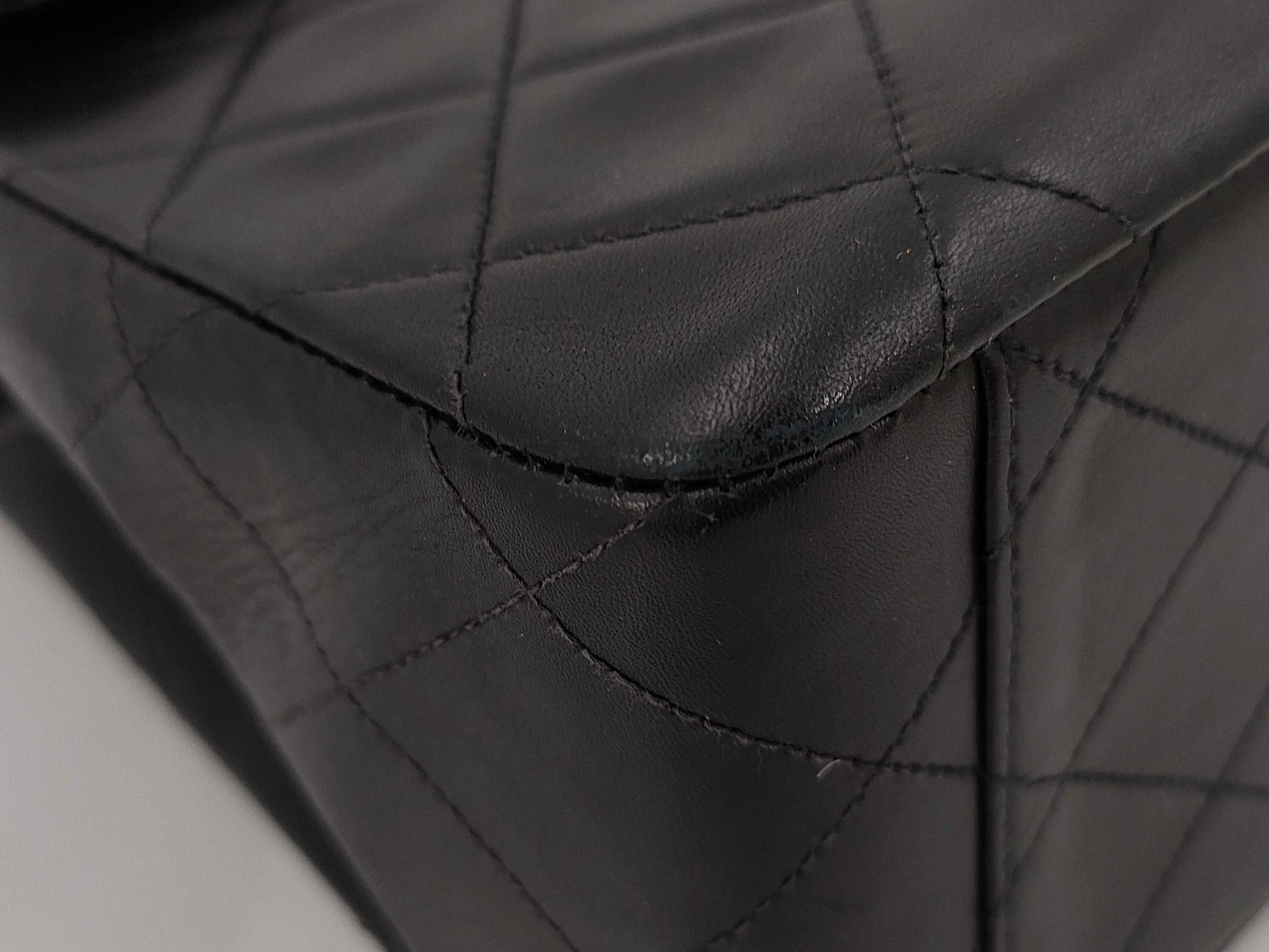 CHANEL Deca Matlasse Lambskin Chain Shoulder Bag BK 2nd Generation Shoulder Bag