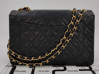 CHANEL Deca Matlasse Lambskin Chain Shoulder Bag BK 2nd Generation Shoulder Bag