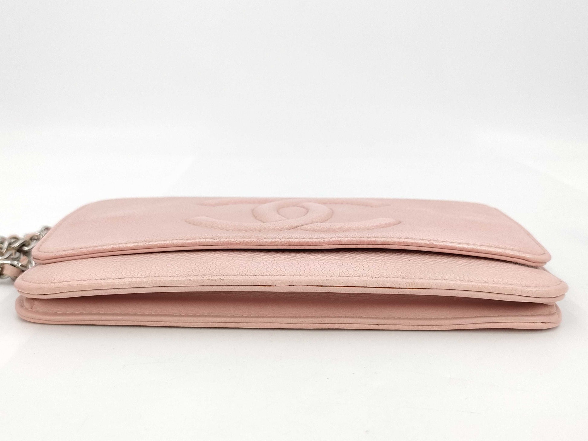 CHANEL Caviar Skin Chain Shoulder Bag Chain Wallet Pink 14th Shoulder Bag