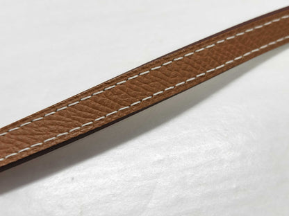 HERMES Shane Dunkle Too-Go Epson Shoulder Bag Brown Shoulder Bag