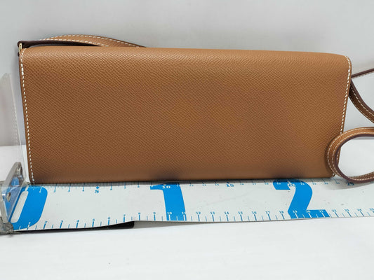 HERMES Shane Dunkle Too-Go Epson Shoulder Bag Brown Shoulder Bag