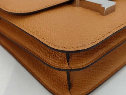 HERMES Constance Mini 18 Vo Epson Silver Hardware B Engraving Shoulder Bag