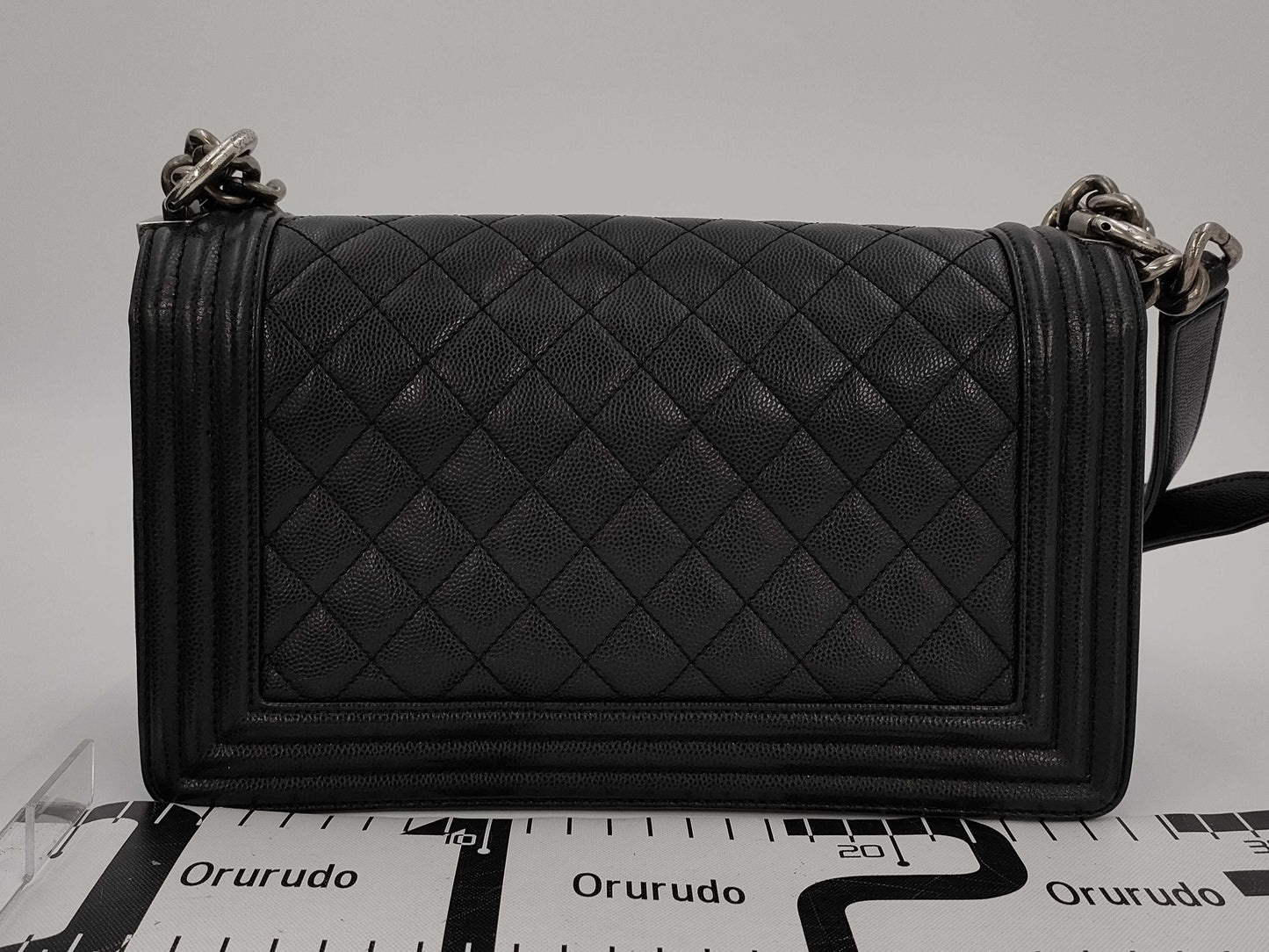 CHANEL Boy Chanel 25 Chain Shoulder Bag Black 26th Shoulder Bag