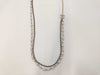 CHANEL CHANEL Necklace Silver x Black x Ivory Leather x Faux Pearl B21B Long Necklace/2 Necklace