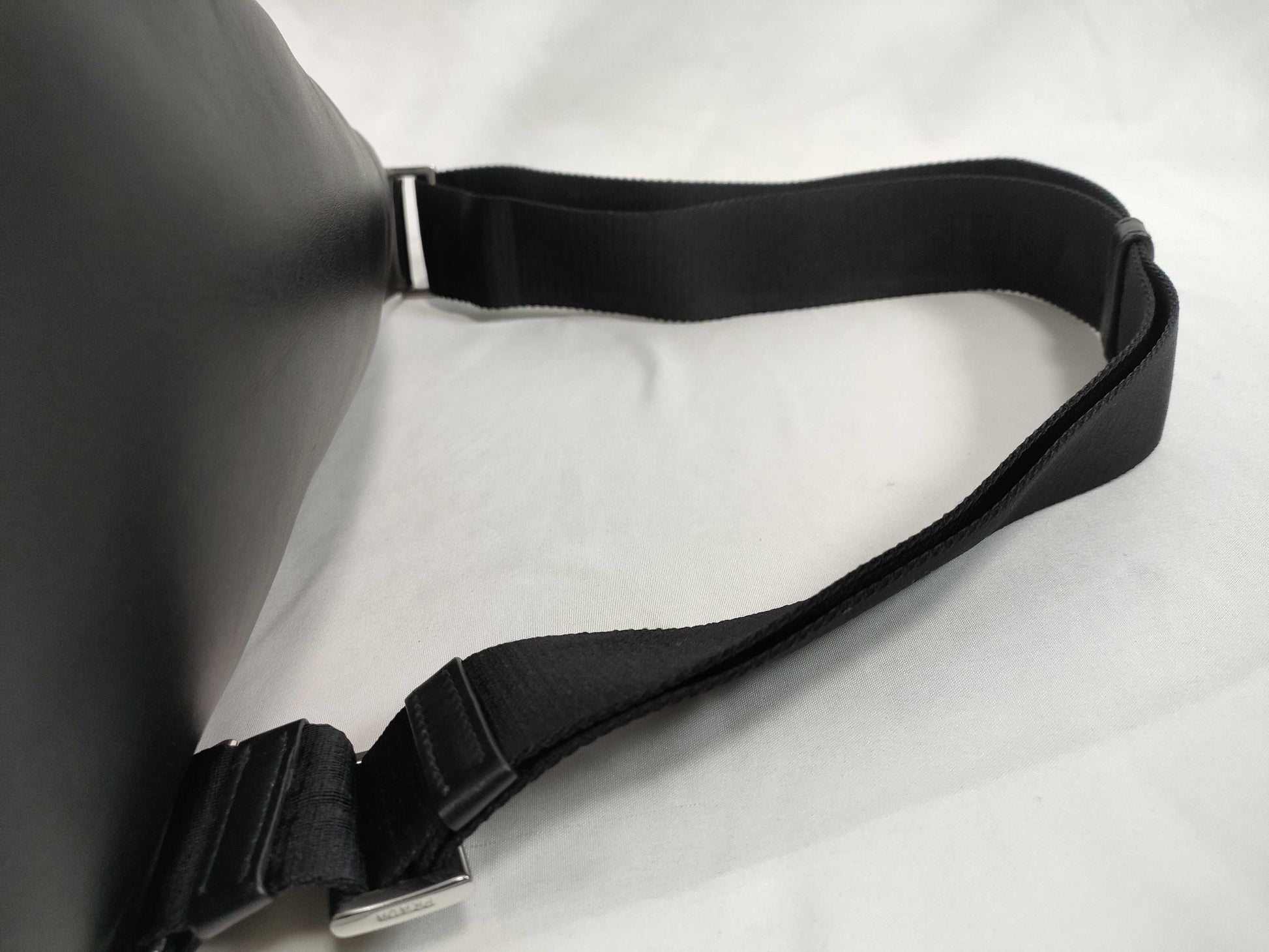 PRADA PRADA One Shoulder Bag 2VZ098 Black Leather Shoulder Bag