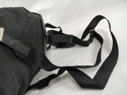 PRADA Nylon PRADA Rucksack 1BZ677 Black Nylon x Leather Rucksack